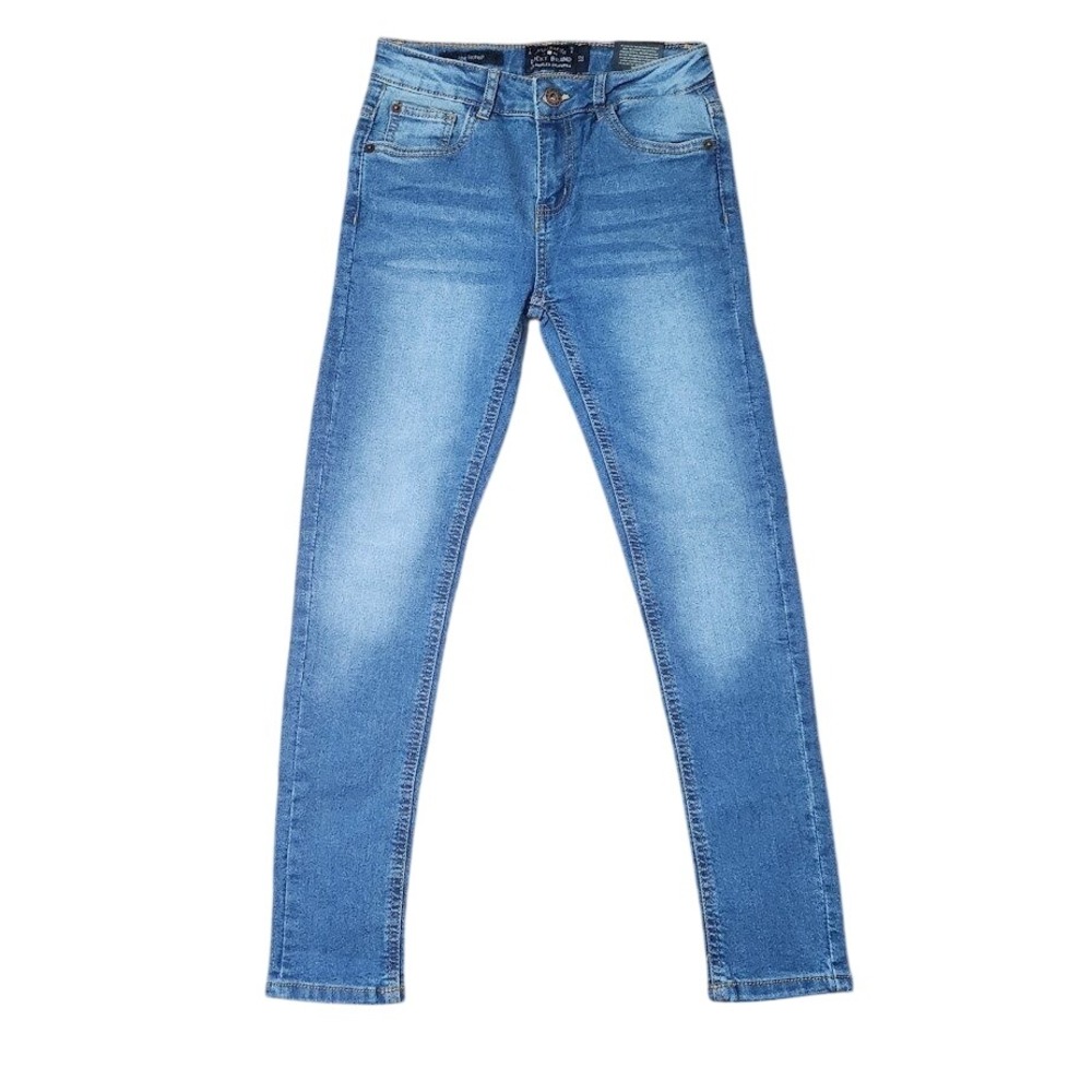 Lucky Brand Zoe Skinny Girls Jeans Medium Wash Blue Size 12 Adjustable Waist G38